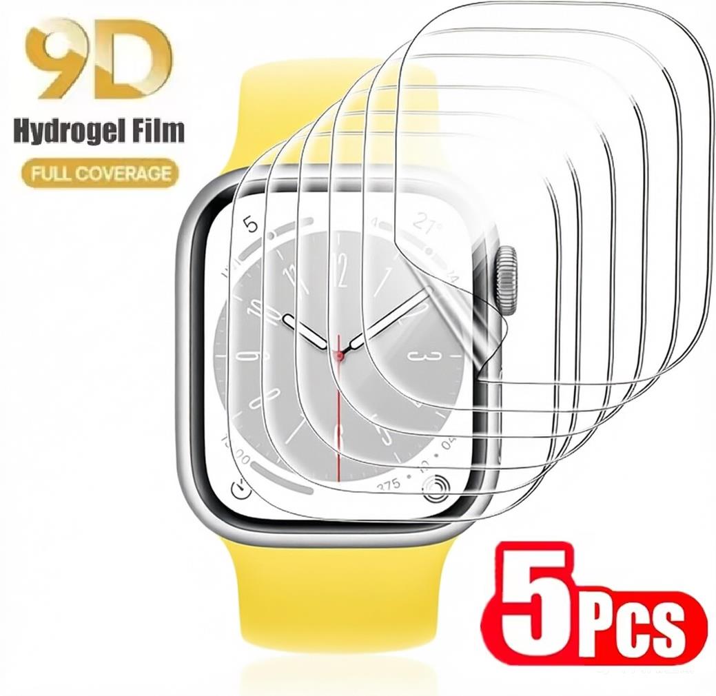 Hydrogel Screen Protector - ฟิล์มไฮโดรเจล 5 ชิ้น สำหรับ Apple Watch