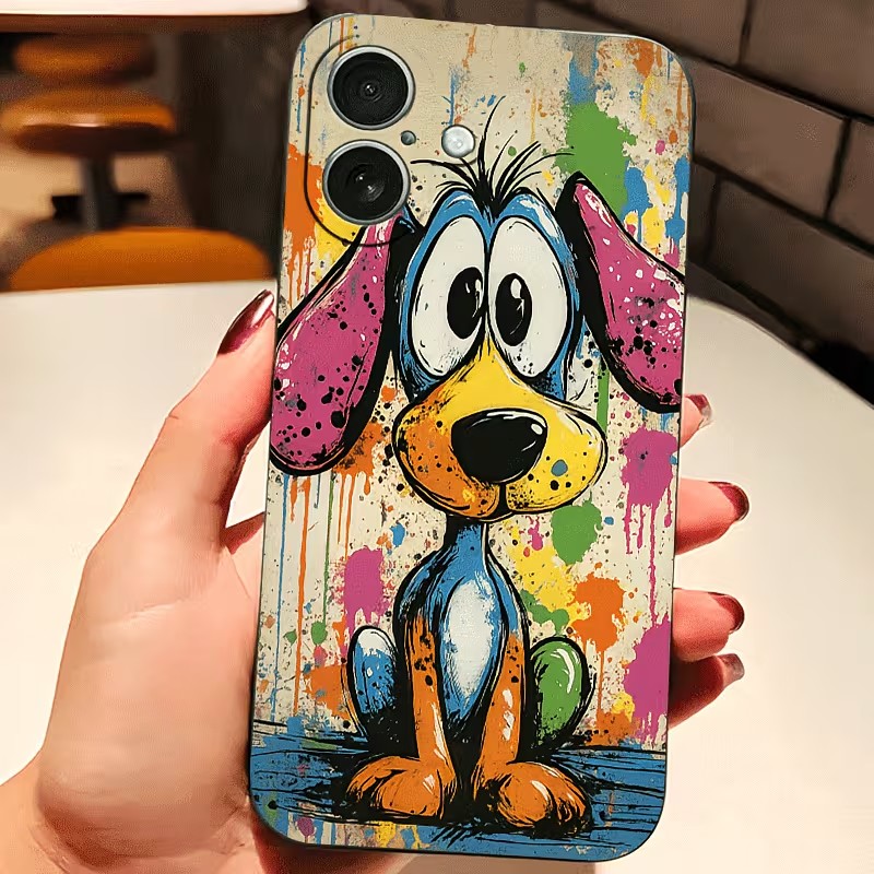 Apple Iphone 15 Pro Max - เคสโทรศัพท์ลายกราฟฟิตี้สีสันสดใสสำหรับ iPhone 17 16 15 14