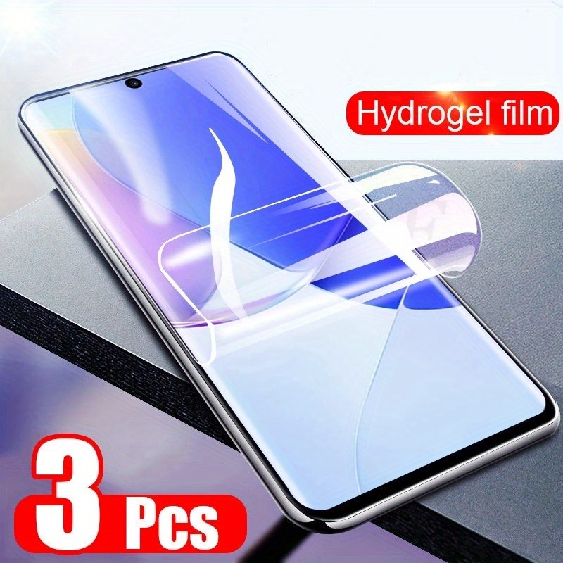 Huawei Nova 12 - 3Pcs Hydrogelฟิล์มนุ่มโทรศัพท์มือถือป้องกันฟิล์มสําหรับHuawei Nova 13 Pro 12