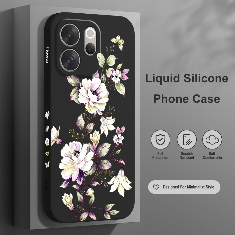 Vivo V40 - เคสโทรศัพท์ลายเถาวัลย์สำหรับ Vivo V70 V70E V60 V60E