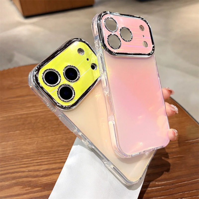 เคสโทรศัพท์แบบกลิตเตอร์เลเซอร์ - Camera Lens Protector บทวิจารณ์และราคา