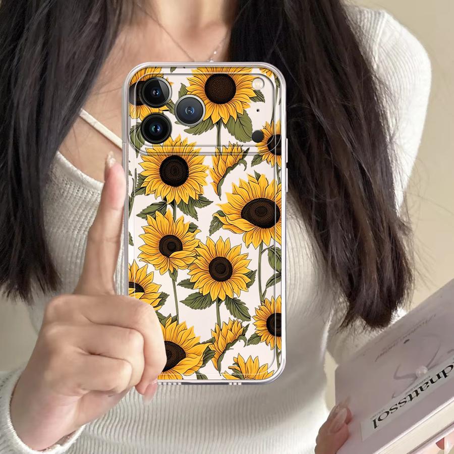 เคสลายดอกทานตะวันน่ารักสำหรับ  - Apple Iphone 15 บทวิจารณ์และราคา