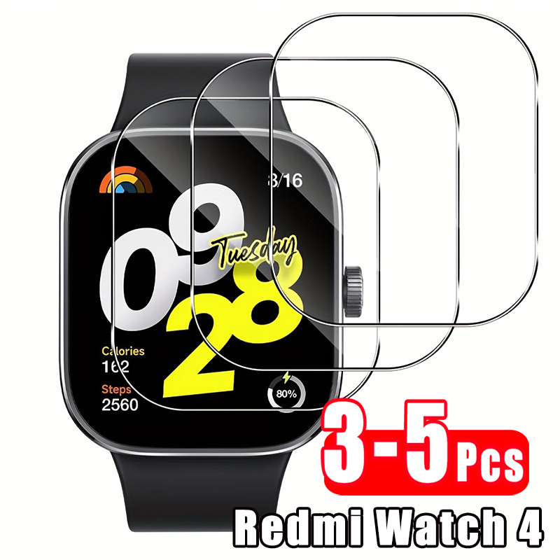 3-5 ชิ้นกระจกนิรภัยระดับพรีเมี - Smartwatch Screen Film บทวิจารณ์และราคา
