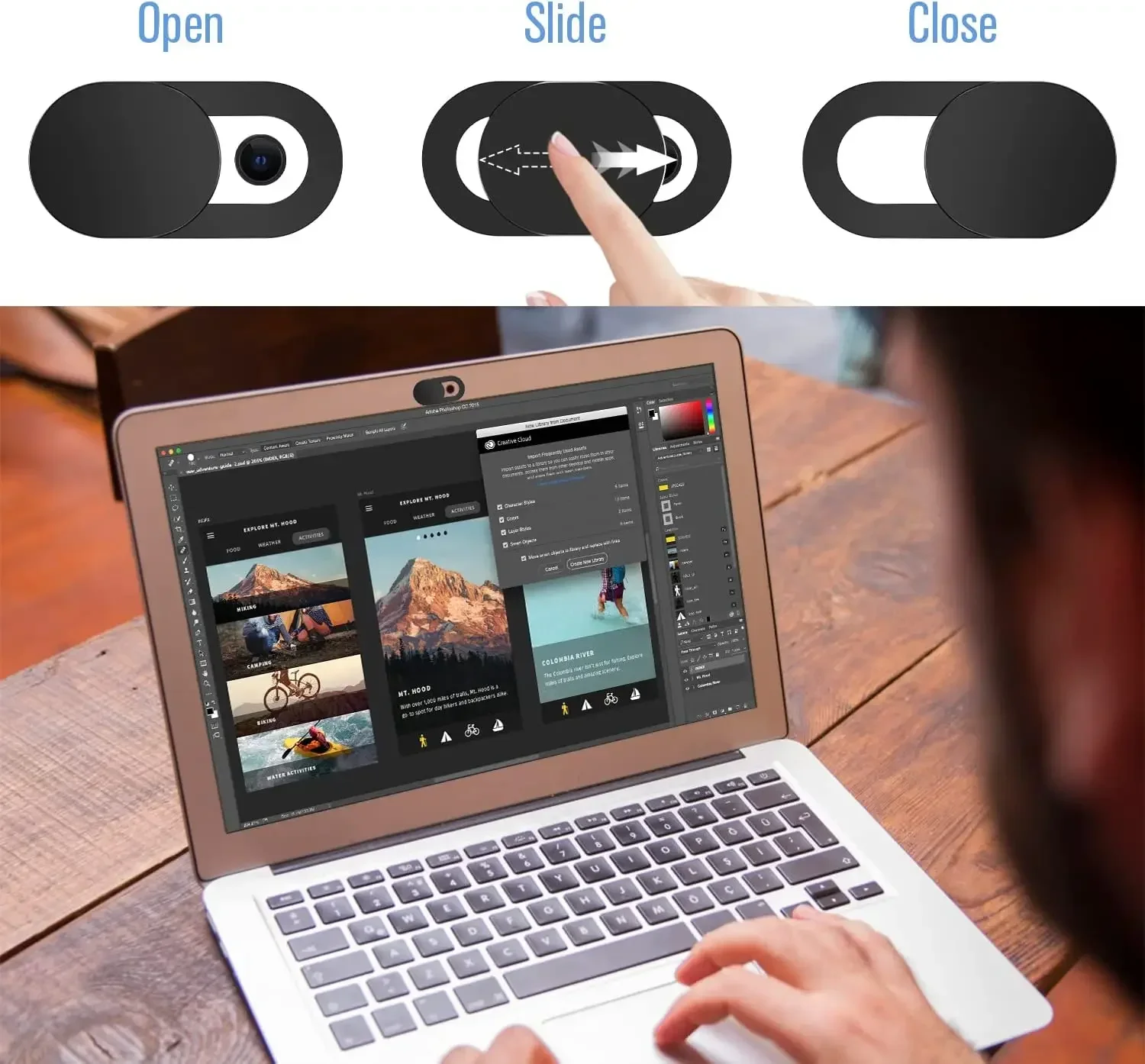 ฝาปิดเว็บแคม ตัวเลื่อนปิดกล้อง - Camera Lens Protector บทวิจารณ์และราคา