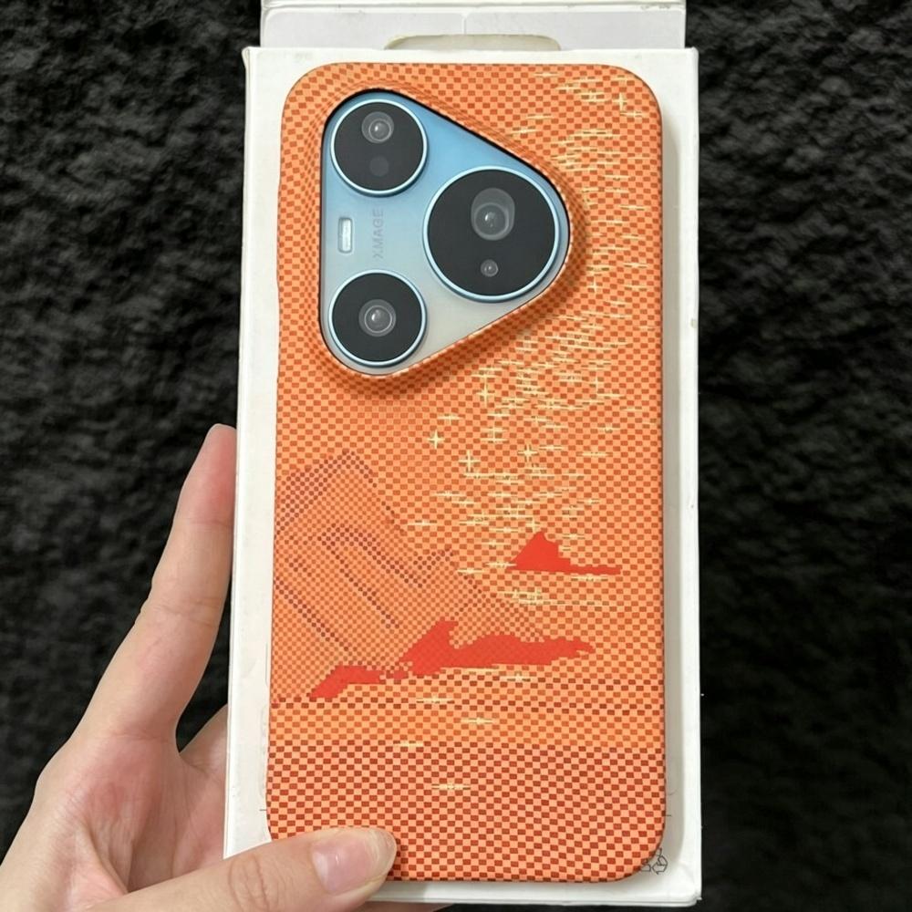 เคสโทรศัพท์ลายเคฟลาร์คาร์บอนไฟ - Huawei Pura 70 บทวิจารณ์และราคา