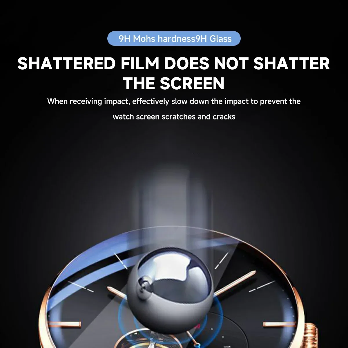 26-46 มม. กระจกนิรภัยอเนกประสง - Smartwatch Screen Film บทวิจารณ์และราคา
